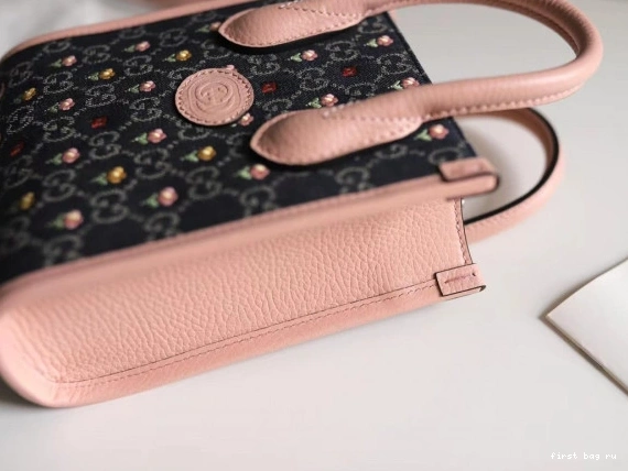 First bag ru G bag tote Mini Gucci Interlocking with 0728